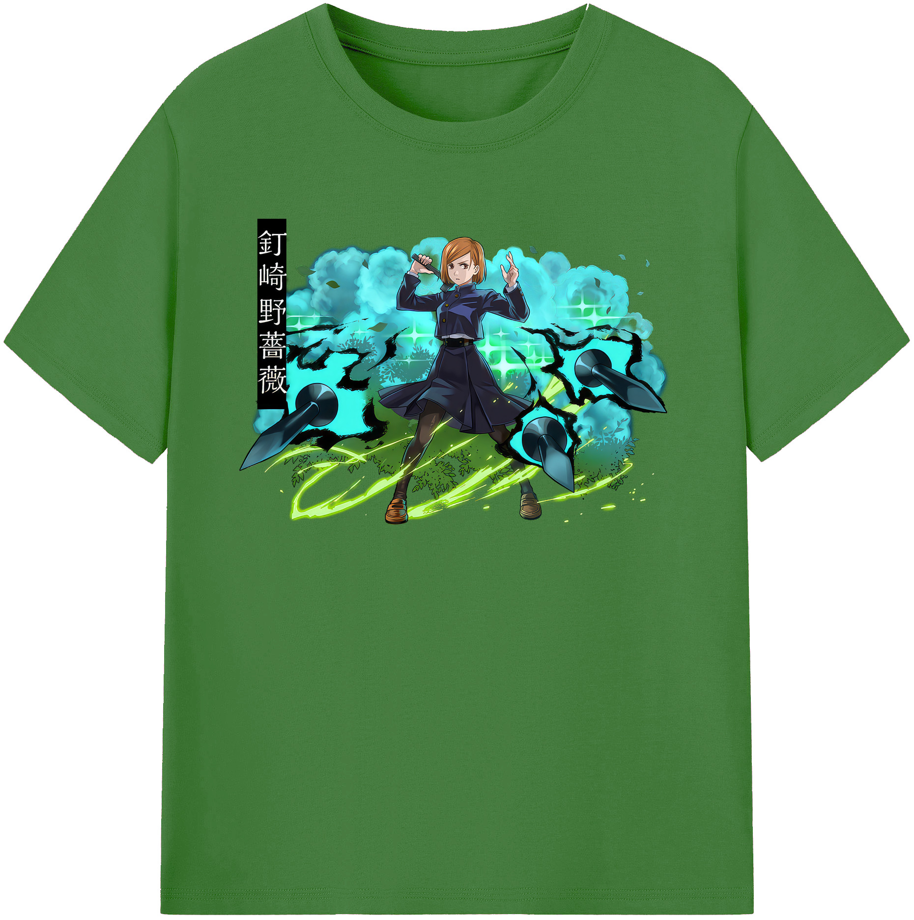 （画像用） 呪術廻戦 Jujutsu Kaisen レディースカジュアルプリントTシャツ（綿100％）